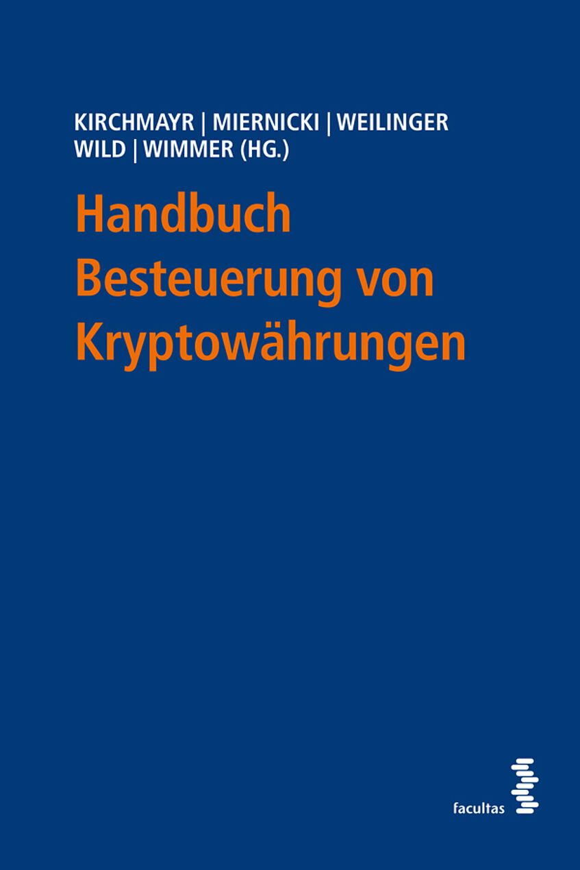 Cover des Handbuchs Besteuerung von Kryptowährungen